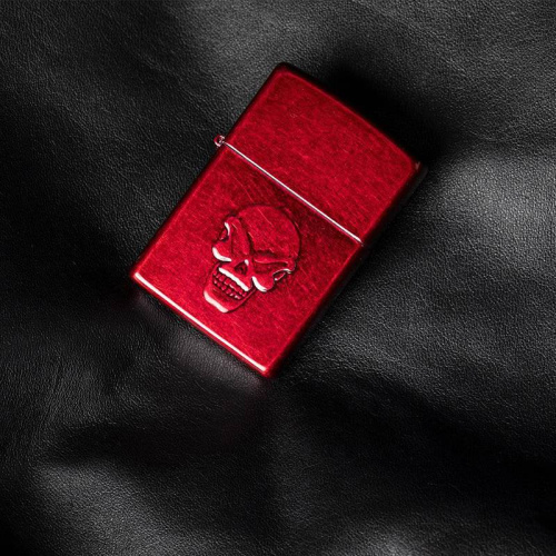 499 ZIPPO Зажигалка ZIPPO Doom с покрытием Candy Apple Red фото 6
