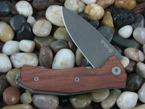 Складной нож Lion Steel KUR BST Santos Wood фото 6