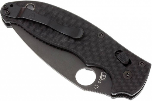 Складной нож Spyderco Manix 2 Black - 101GPBBK2 фото 16