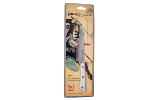 2011 Samura Нож кухонный универсальный"HARAKIRI" (SHR-0021W) 120 мм фото 3
