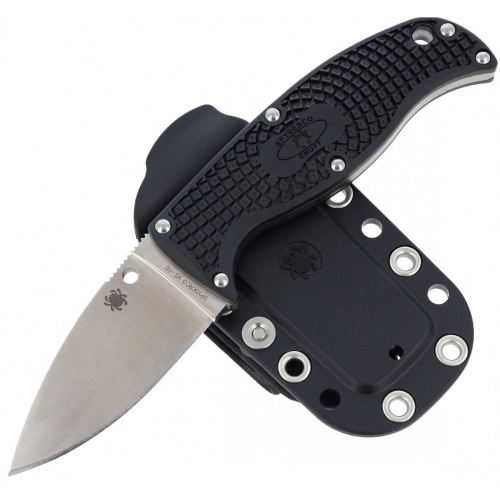 236 Spyderco Нож с фиксированным клинком Enuff Leaf-shapedFB31PBK фото 3