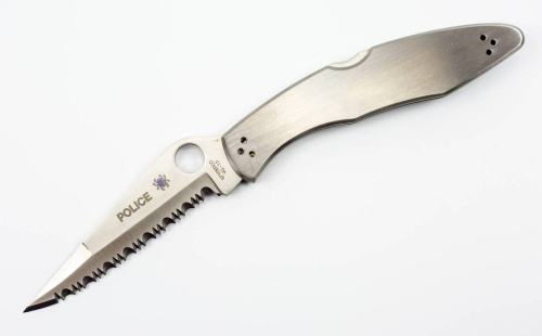 Складной нож Spyderco Police Full Serrated Edge