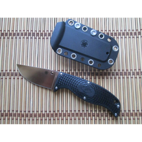 236 Spyderco Нож с фиксированным клинком EnuffFB31CPBK фото 7