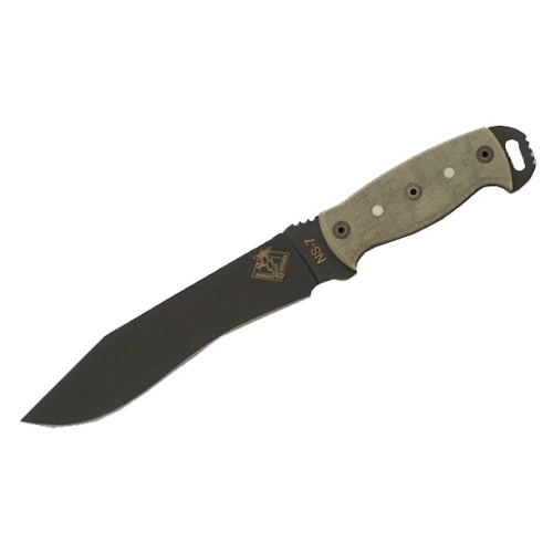 2011 Ontario Нож с фиксированным клинком Ontario "NS-7 black micarta"